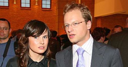 Maciej Stuhr z żoną