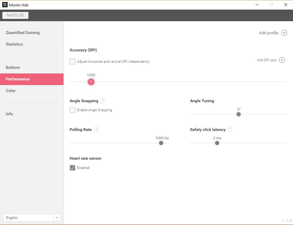 Mionix Naos QG – test myszy monitorującej szybsze bicie serca 11