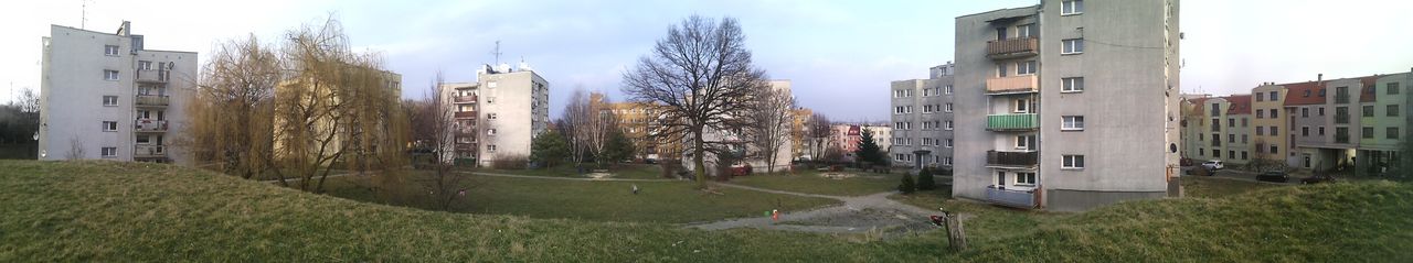 Panorama pobliskiego osiedla