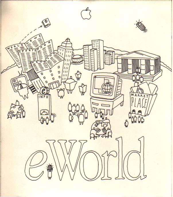 Jeden z pierwszych szkiców eWorld.