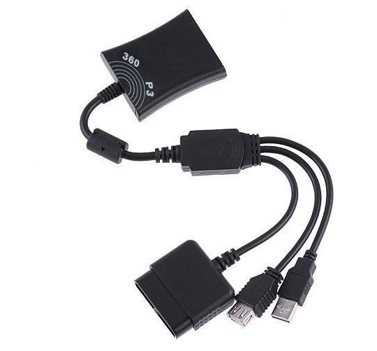 PS2 To PS3 Xbox 360 Controller Converter 