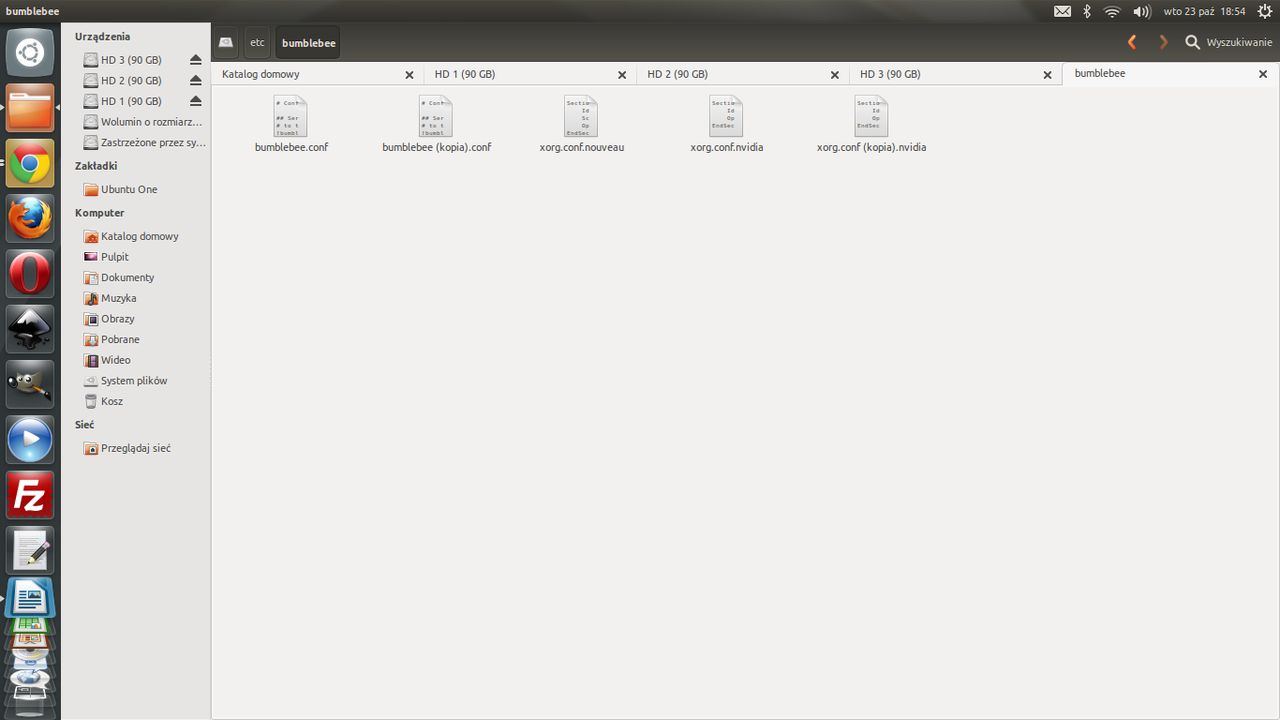 Ubuntu 12.10: Bumblebee i jego pliki konfiguracyjne