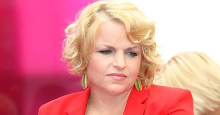 Przygnębiona Katarzyna Bosacka na prezentacji ramówki TVN Style