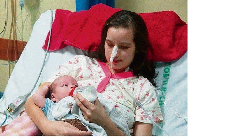 Pani Patrycja zbierała  siły myśląc  o  synku Marcinku.