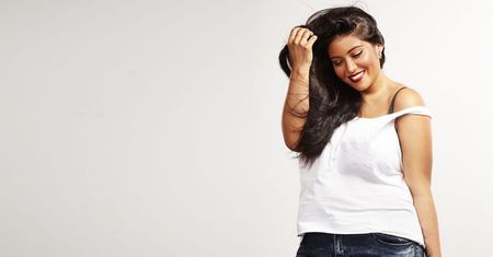 Modelka plus size na okładce magazynu "Women's Running"