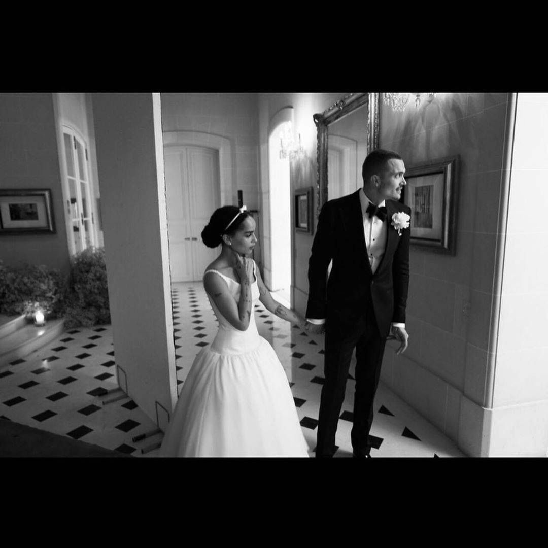 Zoe Kravitz - zdjęcia ze ślubu
