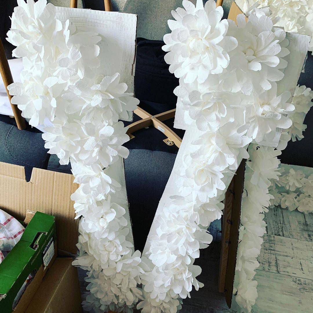 Monika Zamachowska - ozdoby ślubne z kartonu i papieru toaletowego