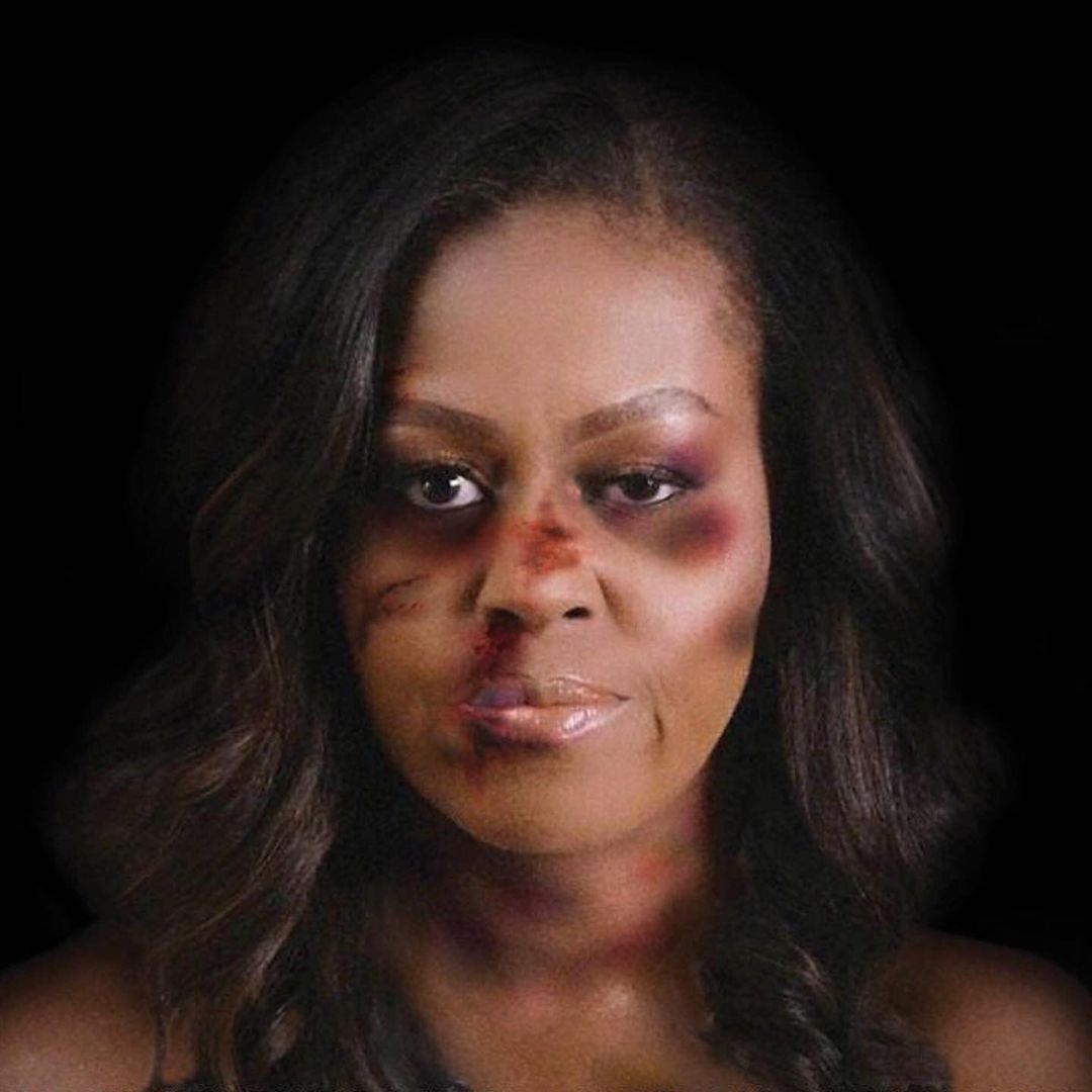 Michelle Obama - zdjęcie opublikowane przez Dominikę Kulczyk w Międzynarodowy Dzień Eliminacji Przemocy Wobec Kobiet