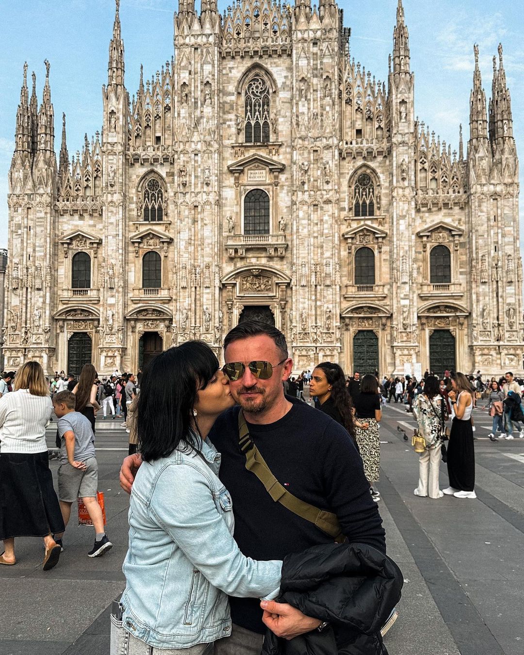 Adam Małysz i Izabela Małysz są we Włoszech