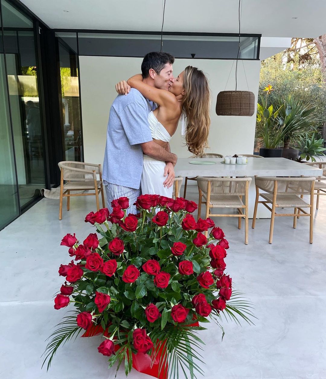 Robert Lewandowski i Anna Lewandowska