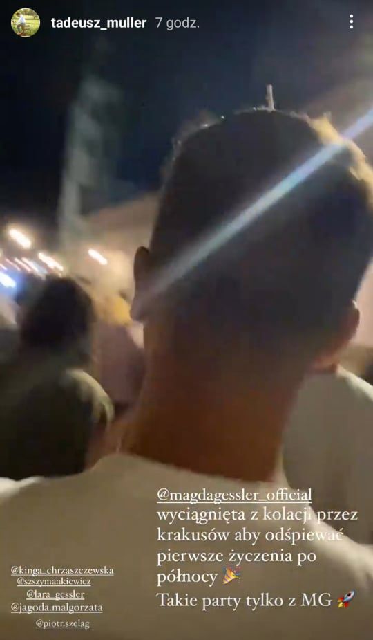 Mieszkańcy Krakowa uczcili urodziny Magdy Gessler