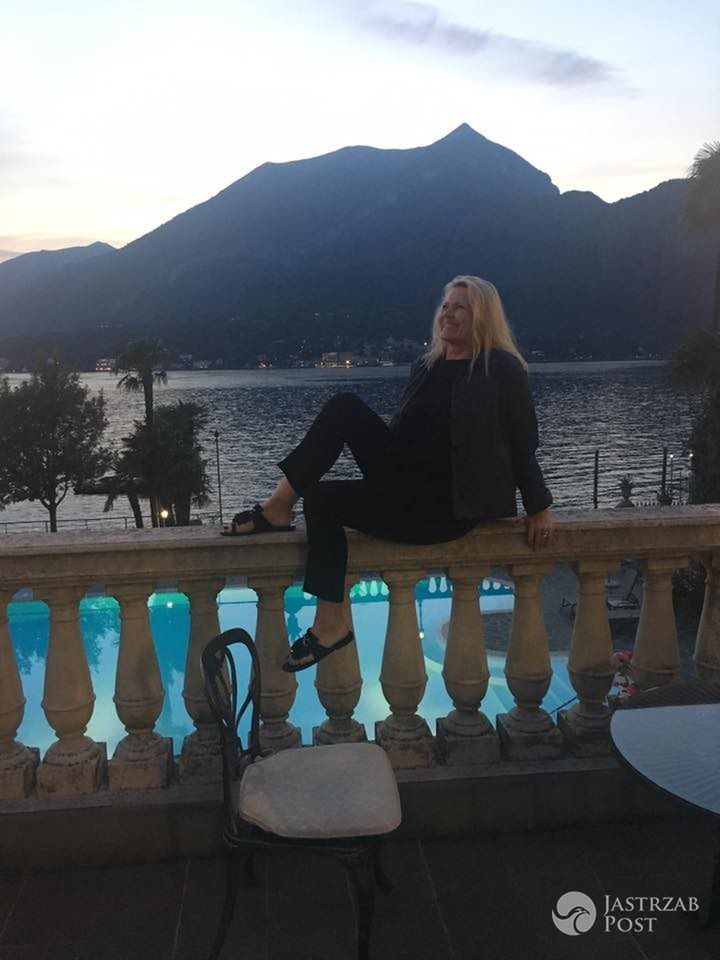 Grażyna Szapołowska na wakacjach