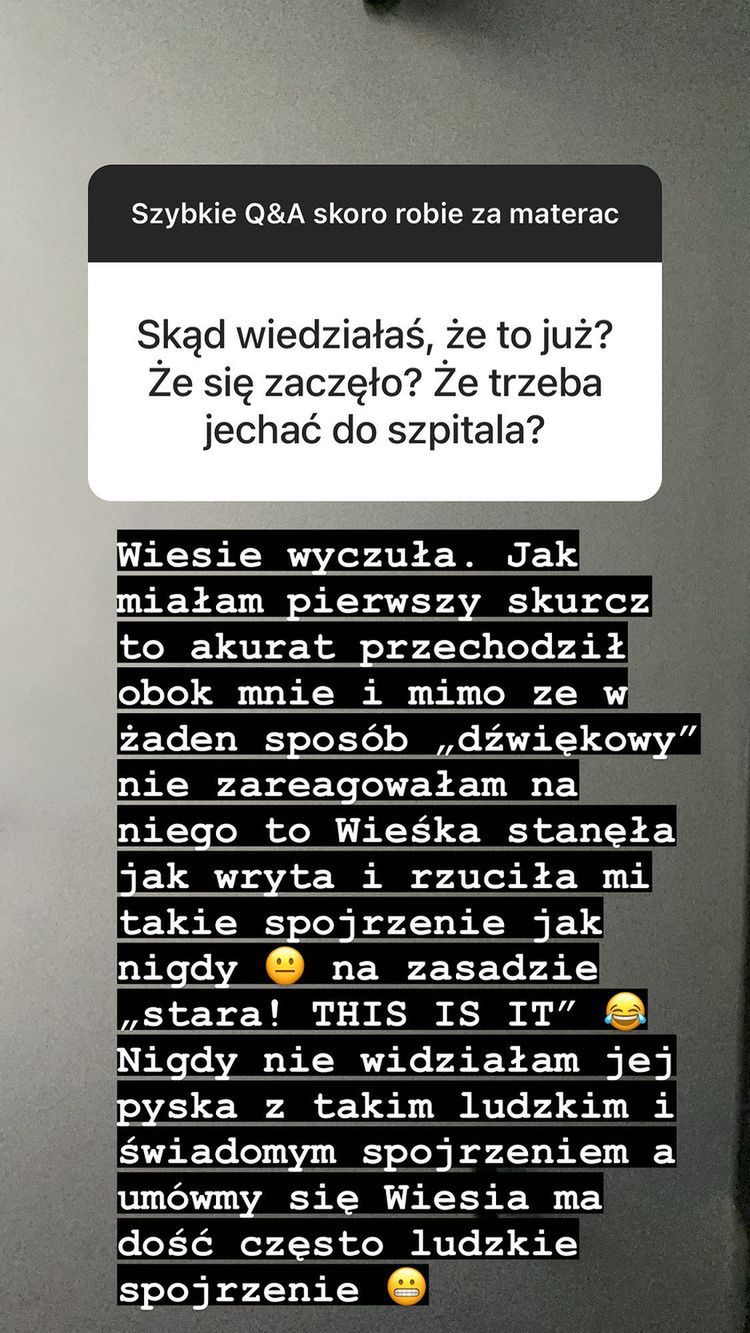 Zosia Zborowska opowiedziała o porodzie