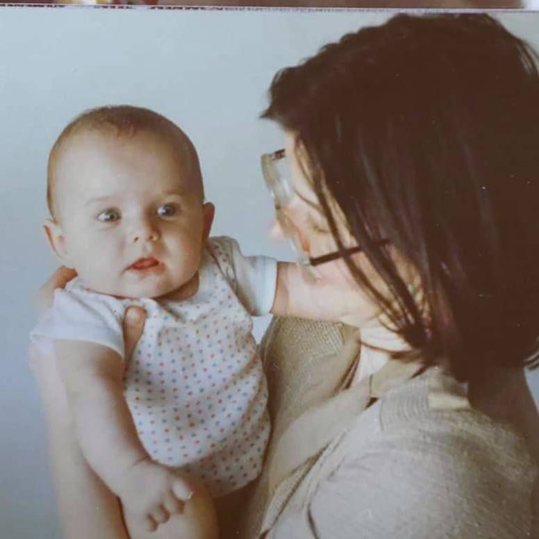 Anna Lewandowska z mamą