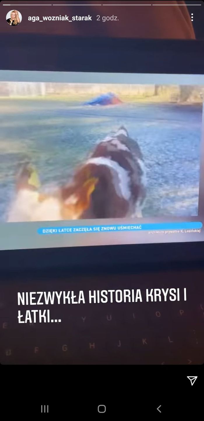 Agnieszka Woźniak-Starak - wzruszyła ją historia krowy