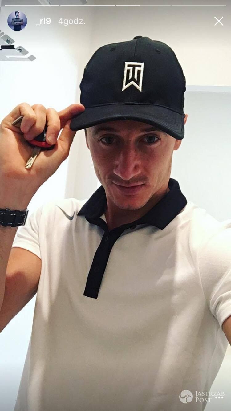 Robert Lewandowski pochwalił się samochodem