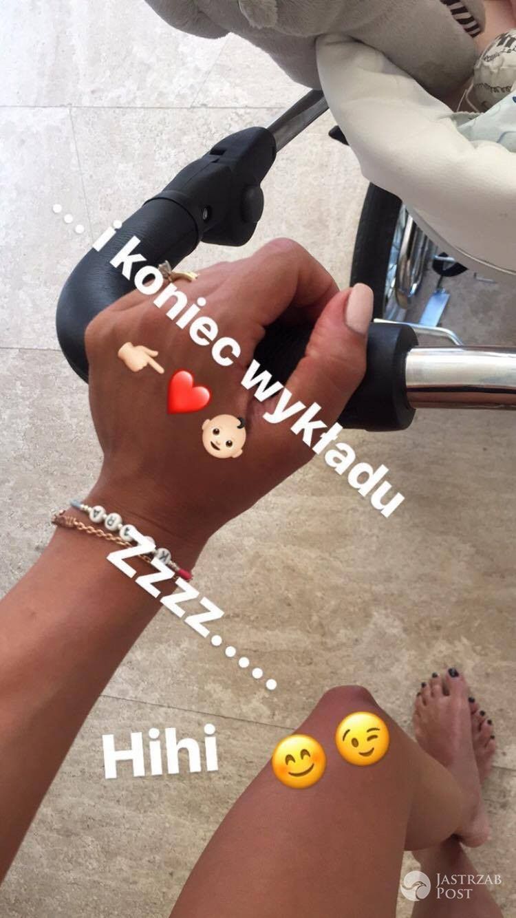 Anna Lewandowska nosi bransoletkę z imieniem Klara