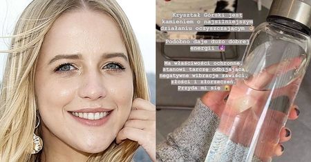 Jessica Mercedes zadziwia na Instagramie: "Kryształ górski stanowi tarczę odbijającą negatywne wibracje zawiści"
