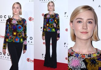 Saoirse Ronan w babcinej stylizacji na Cinemacon