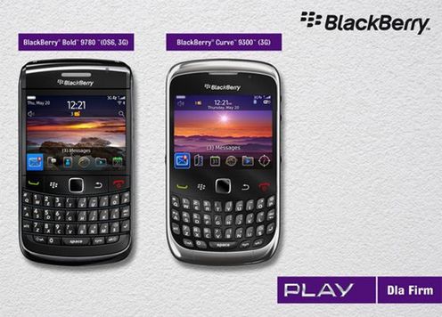 Smartfony BlackBerry dostępne w sieci Play