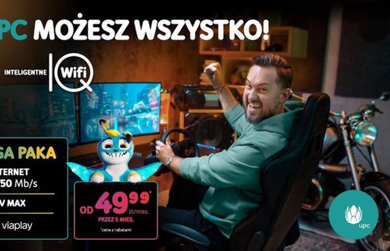 Światłowód, telewizja i Viaplay w Mega Pace od UPC Polska