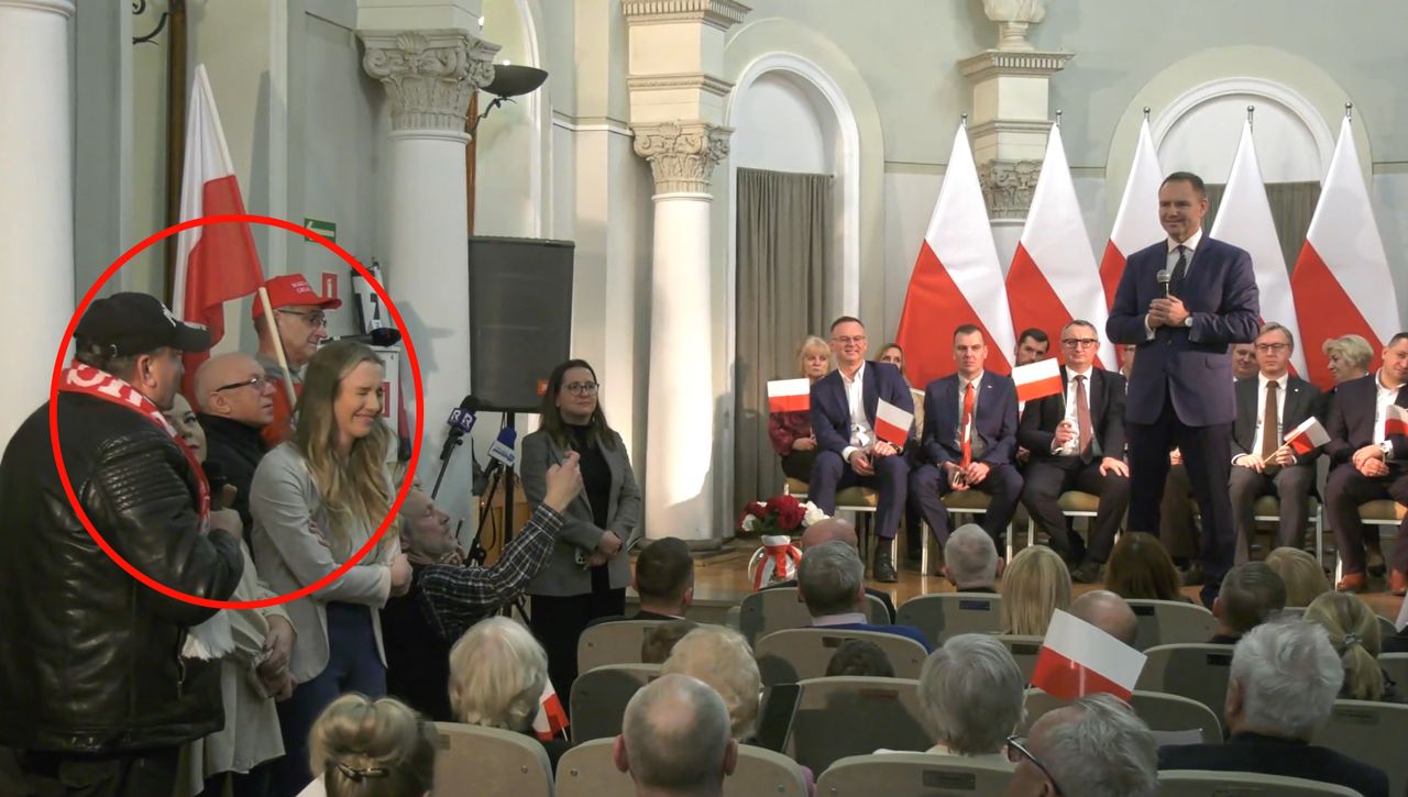 Pytanie do Nawrockiego o Covid-19. Widać reakcję na nagraniu