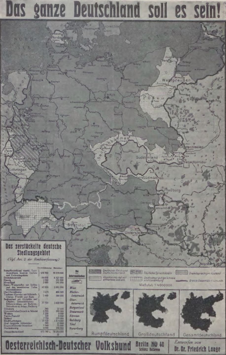 Ulotka rozprowadzana po Niemczech w 1925 roku