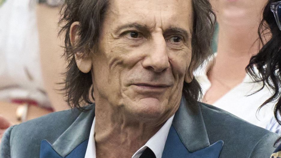Ronnie Wood z The Rolling Stones na Wimbledonie