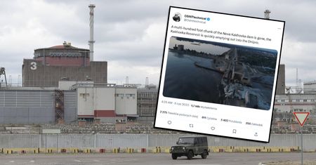 Rosjanie wysadzili tamę w Nowej Kachowce. Zagrożenie dla elektrowni atomowej