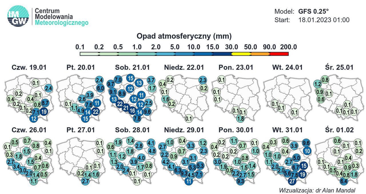 Śnieg w ferie? Nowe prognozy wskazują jasno