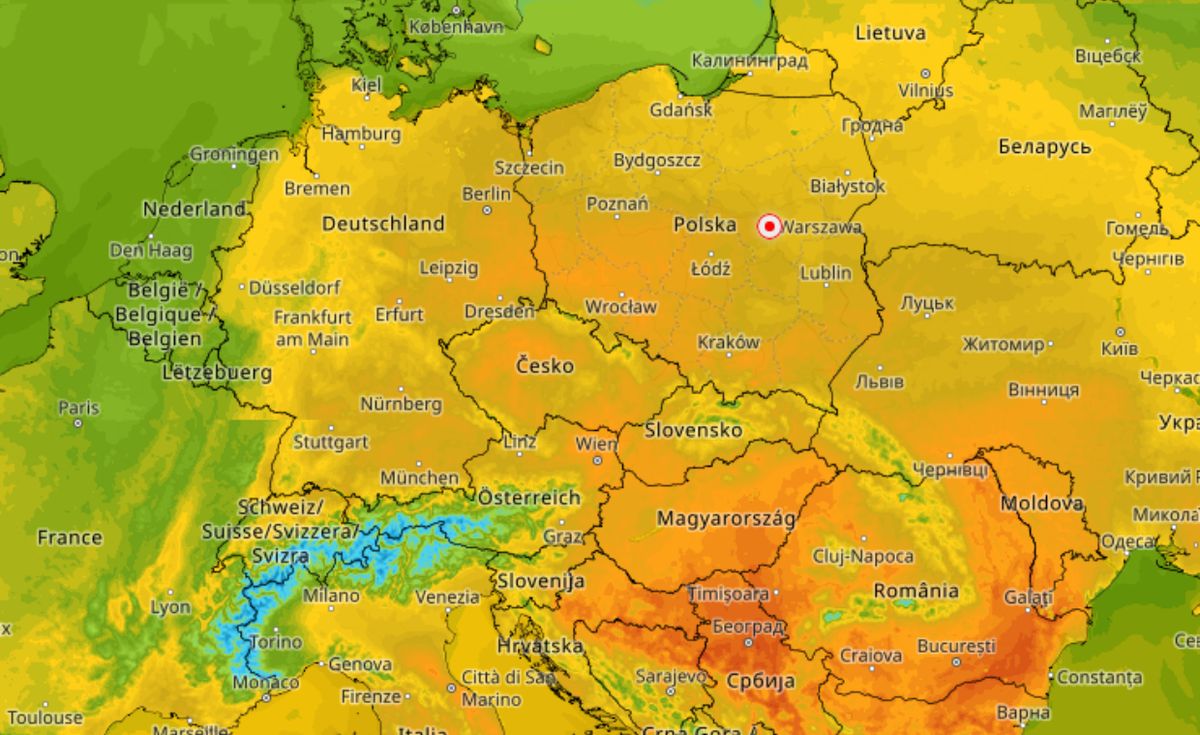  Temperatura w sobotę w Polsce wyniesie miejscami nawet 25 stopni 