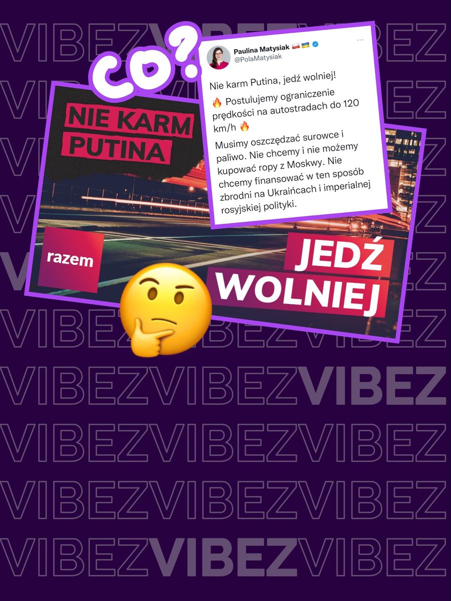 Partia Razem: zakażmy jechać na autostradzie 140 km/h, bo w taki sposób "WSPIERAMY PUTINA"