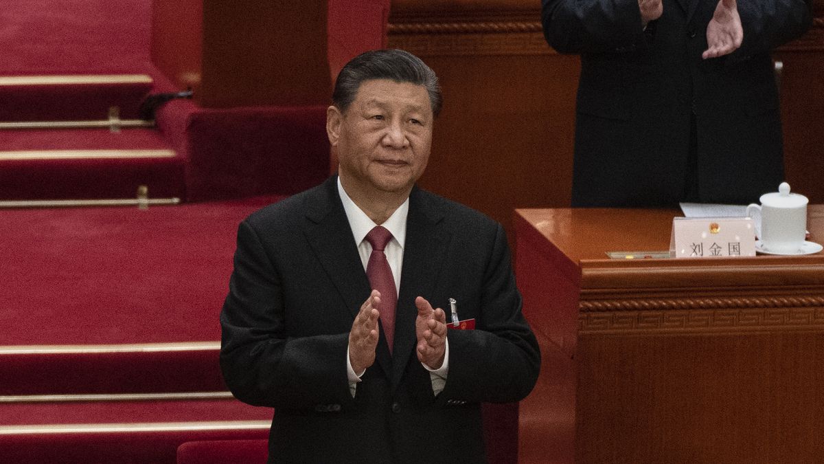 China Holds Annual Political Meeting Two Sessions - NPC Closing
BEIJING, CHINA - MARCH 11: Chinese President Xi Jinping, applauds at the closing session of the NPC, or National Peoples Congress at the Great Hall of the People on March 11, 2024 in Beijing, China.China's annual political gathering known as the Two Sessions covenes leaders and lawmakers to set the government's agenda for domestic economic and social development for the year.  (Photo by Kevin Frayer/Getty Images)
Kevin Frayer