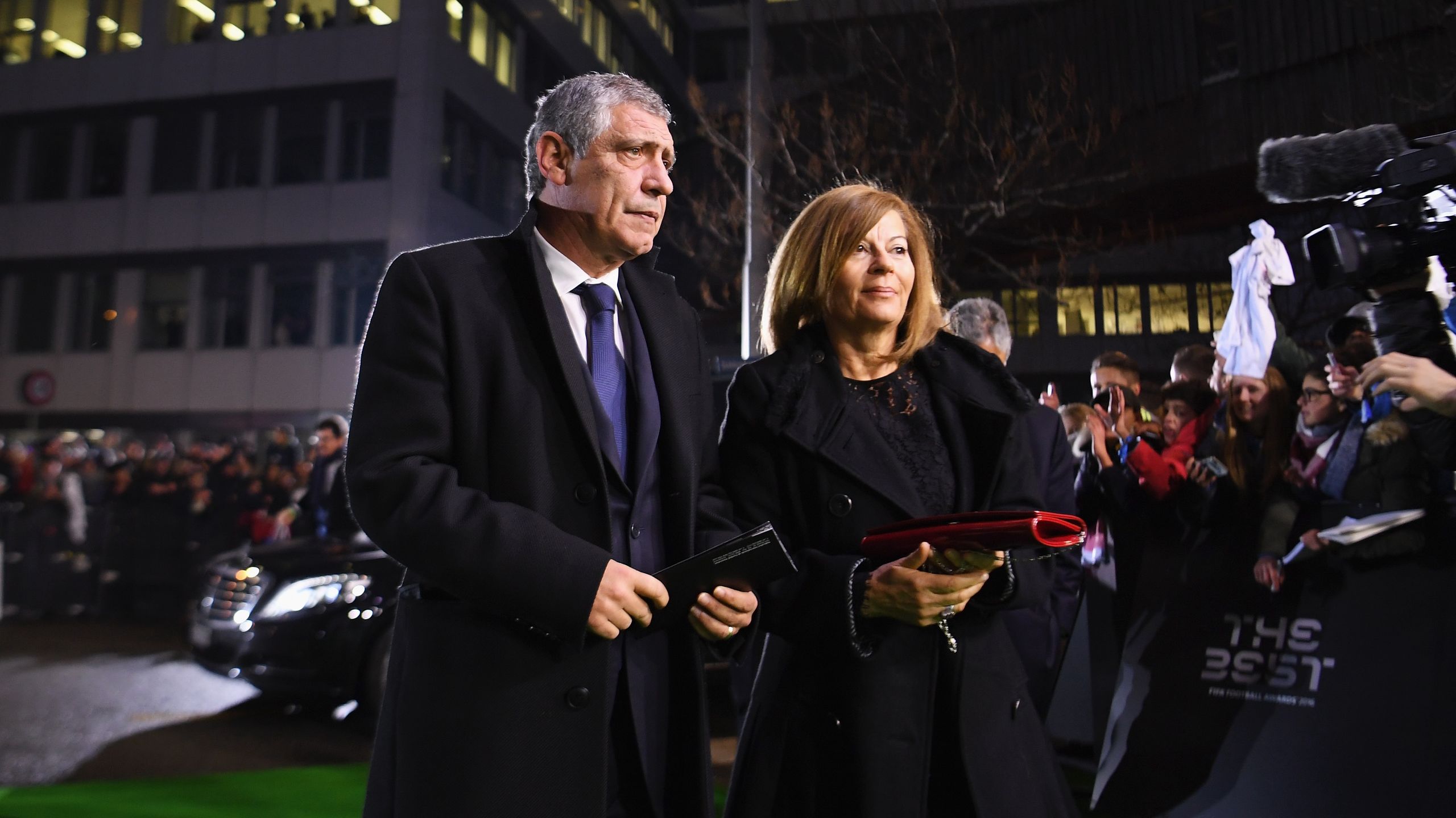 Fernando Santos i jego żona, Guilhermina Santos
