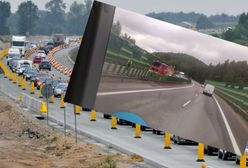 Zderzenie ciężarówek na obwodnicy Trójmiasta. Dwie osoby są poszkodowane i zablokowana droga do Gdyni