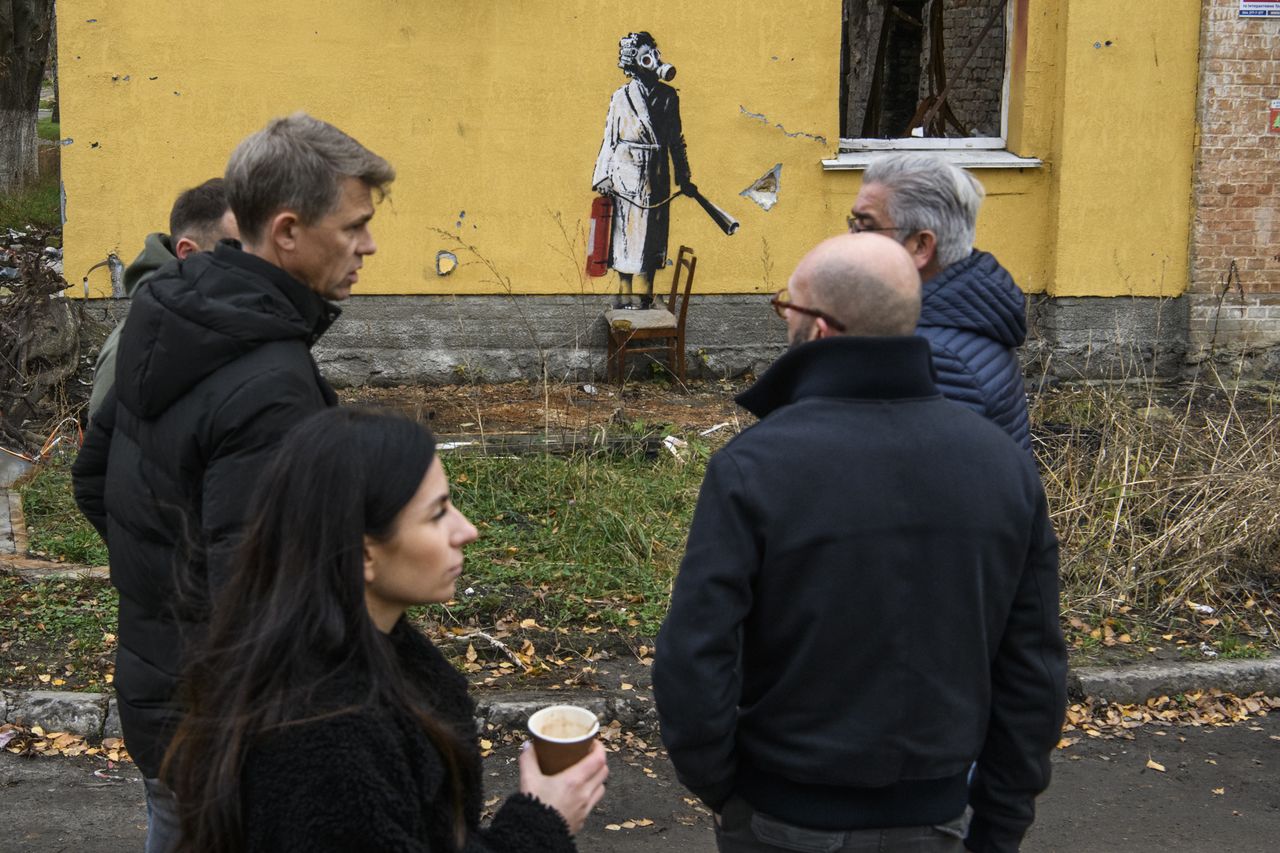 Banksy zaskoczył. Pełno komentarzy w sieci