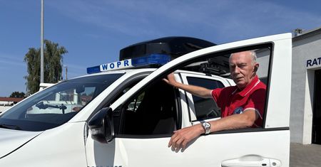 Toruń. Tak ratownicy WOPR-u patrolują na rekordowo niskiej Wiśle