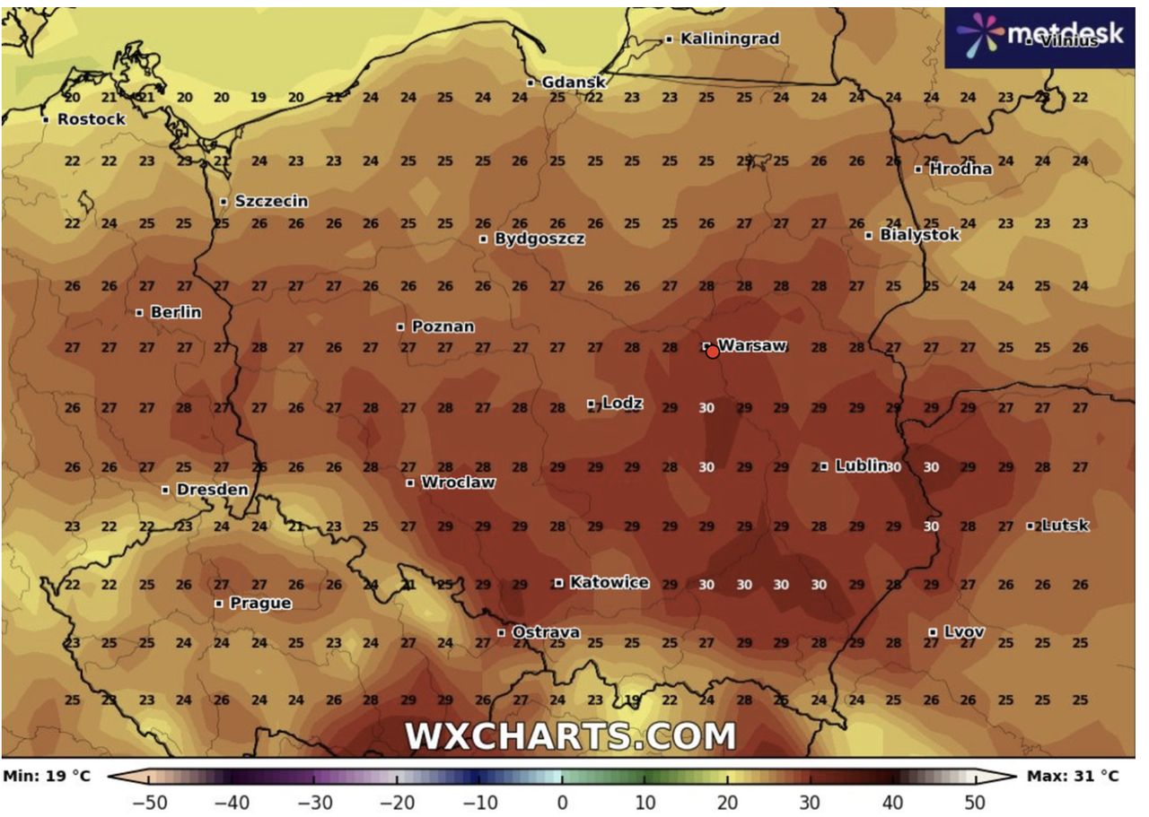 Pogoda na sobotę