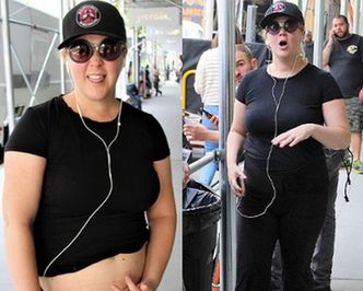 Amy Schumer chwali się bliznami po cesarskim cięciu na nowojorskiej ulicy (FOTO)