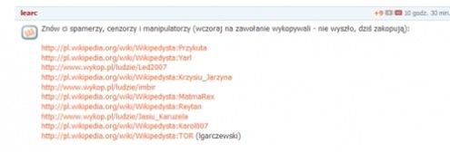 Polscy wikipedyści manipulują Wykopem?