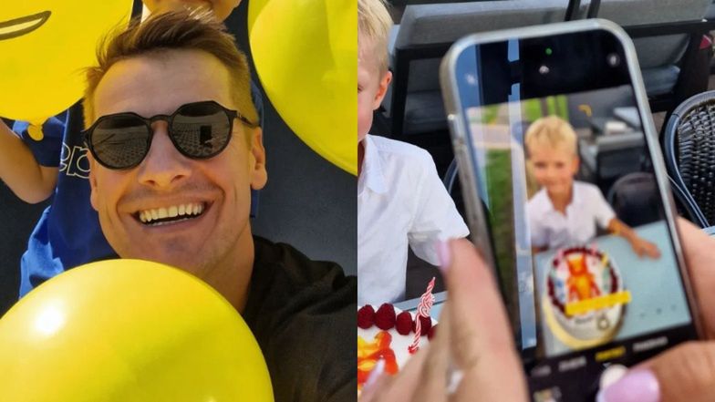 Marcin Mroczek świętuje urodziny syna