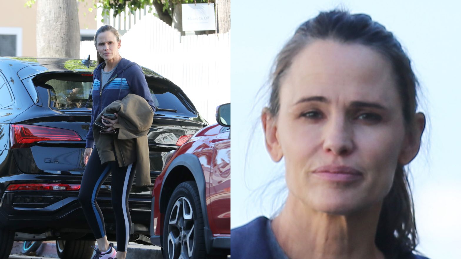Jennifer Garner po treningu