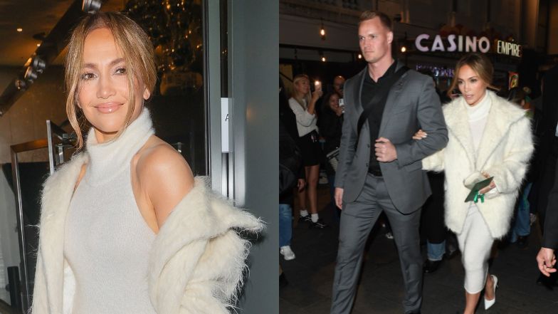 Jennifer Lopez opuszcza pokaz filmowy u boku przystojnego ochron