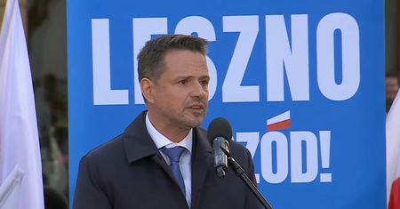 Trzaskowski na wiecu nawiązał do popularnego serialu