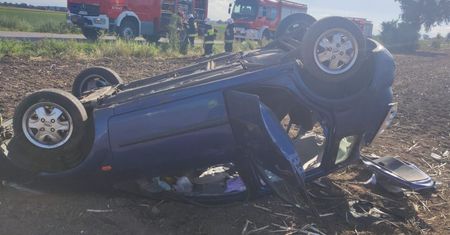 Tragiczny wypadek pod Inowrocławiem. Nie żyje 40-letnia kobieta