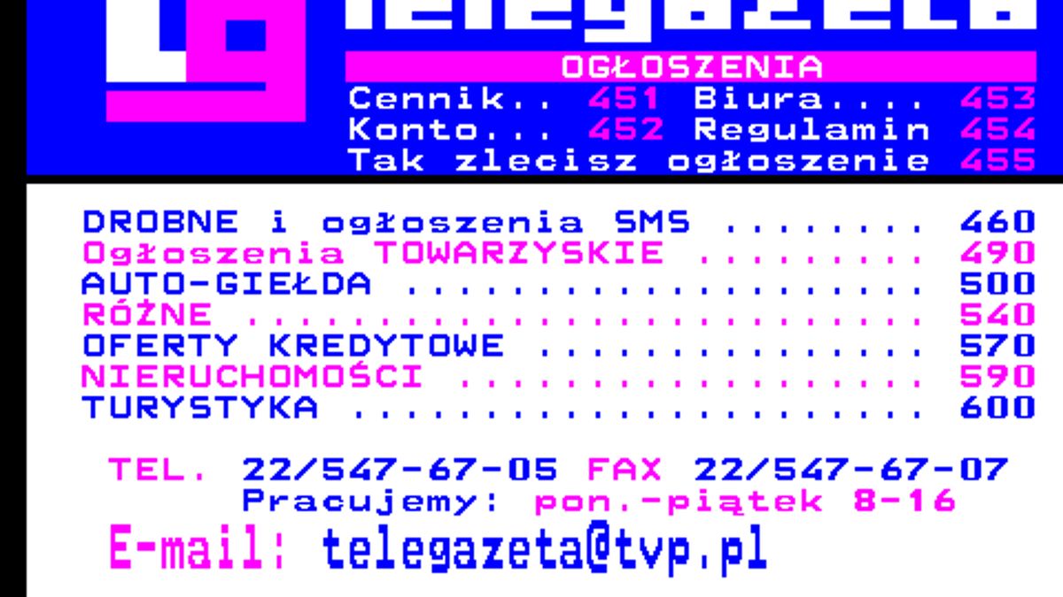 Telegazeta może zniknąć na zawsze