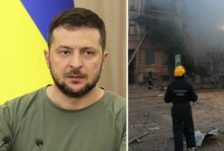 Zełenski po atakach na Kijów. Mocne słowa i nagranie