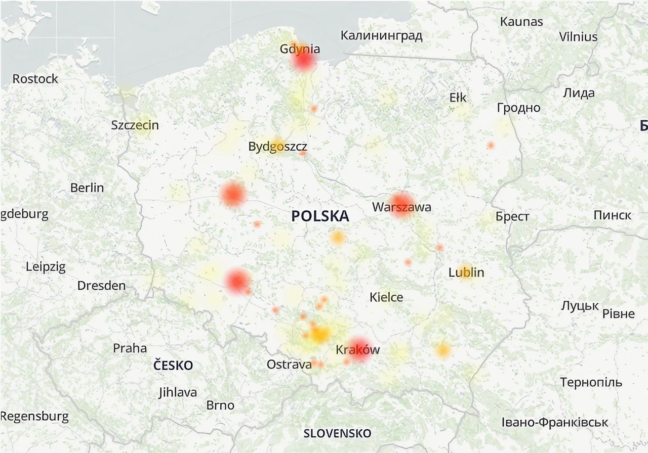 Awaria Steam w Polsce