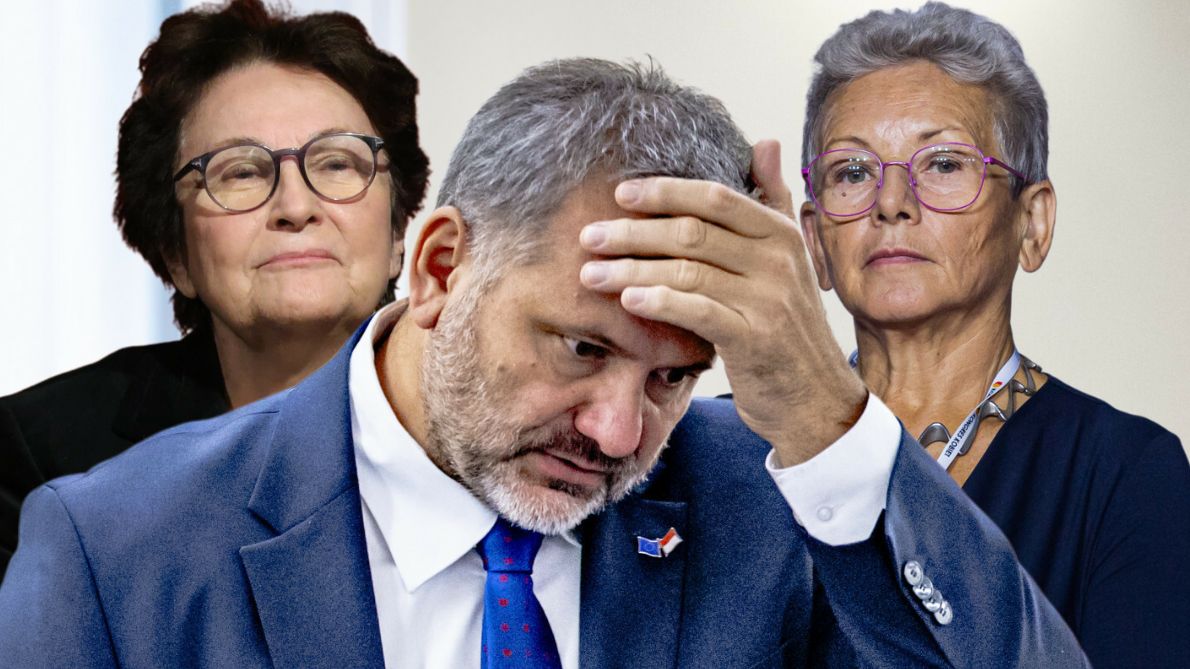 Dr Hanna Machińska, minister Waldemar Żurek i prof. Monika Płate