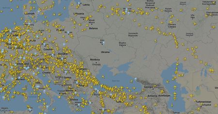 Flightradar24 przeciążony, zainteresowanie nawet 20 razy większe niż zwykle